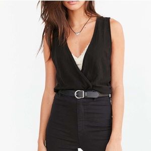 🍋3 for $20🍋—Silence + Noise Black Emlyn Surplice